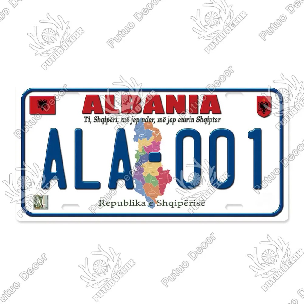 Countries License Plate Metal  - Auto Repair Shop Signs ulasan dan harga