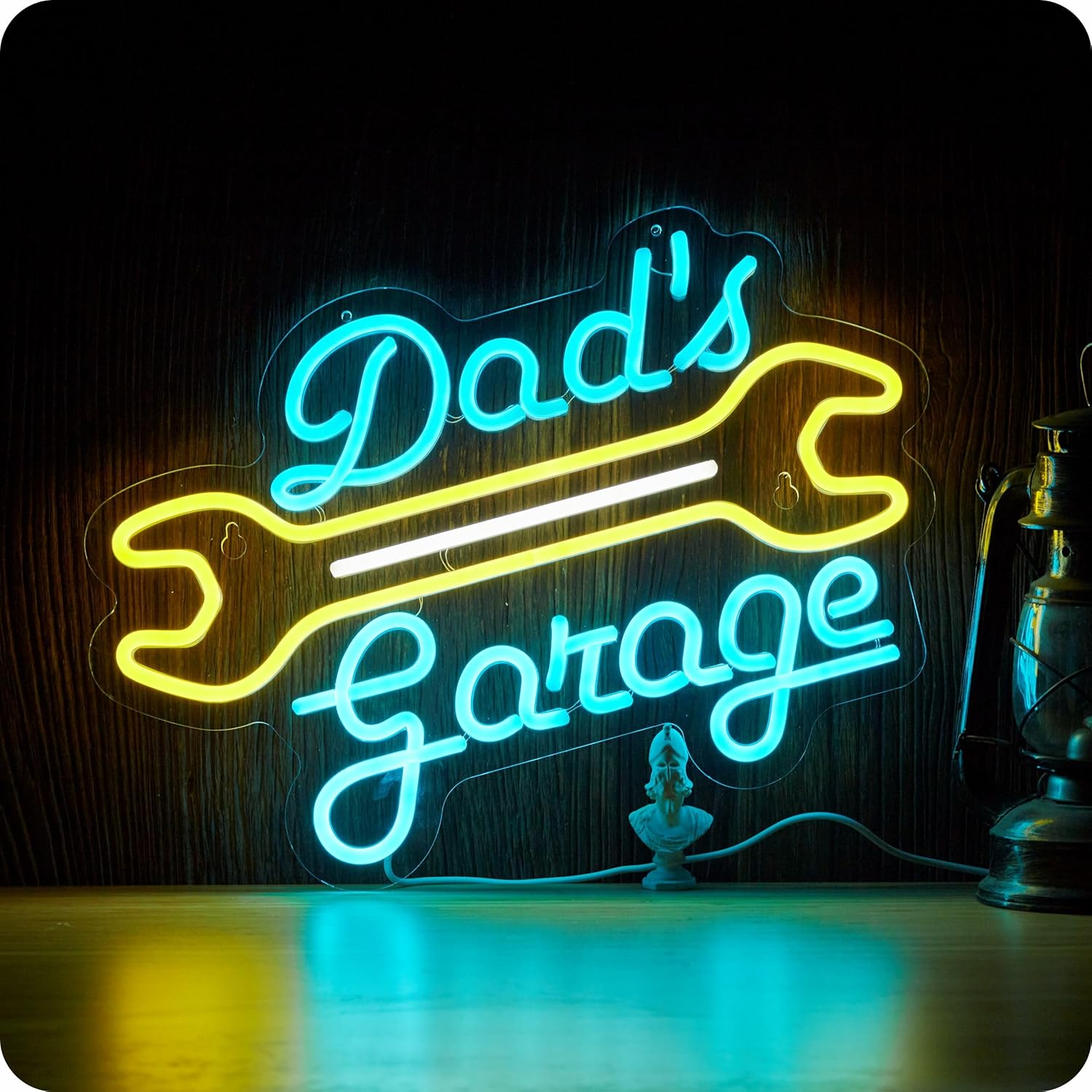 Garage Neon Sign for Wall Deco - Auto Repair Shop Signs ulasan dan harga