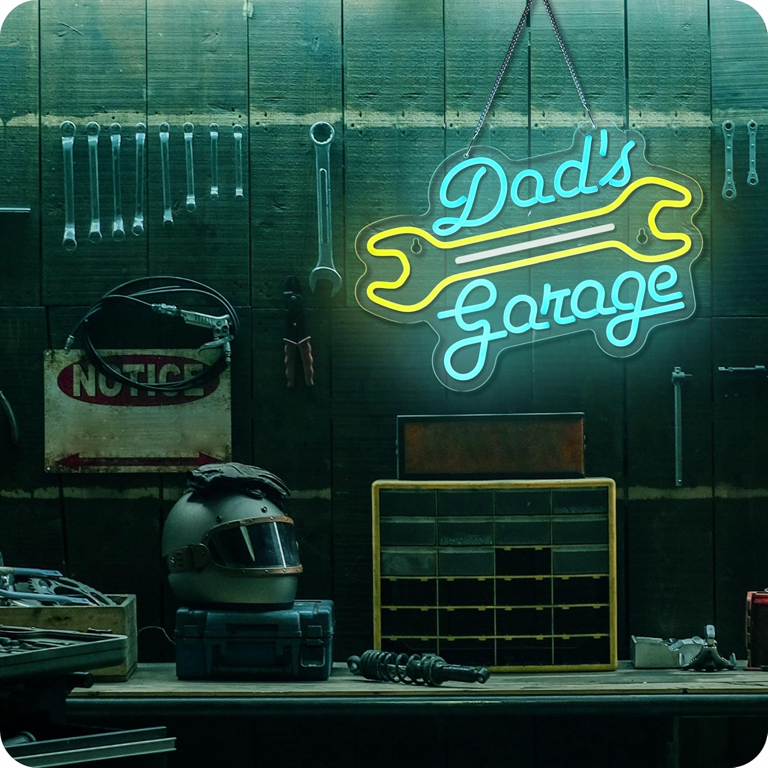 Garage Neon Sign for Wall Deco - Auto Repair Shop Signs ulasan dan harga